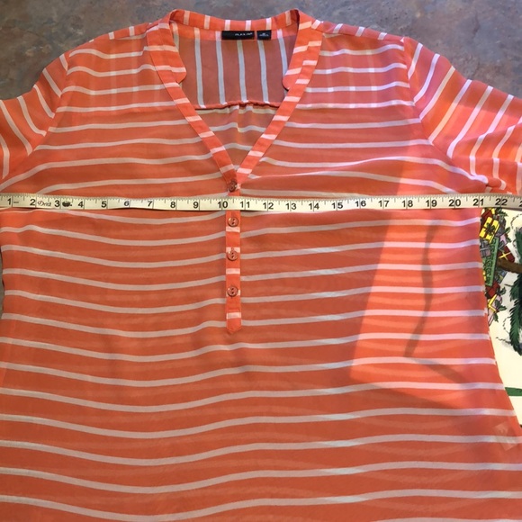 EUC Semi-Sheer a.n.a. Blouse - Picture 9 of 10